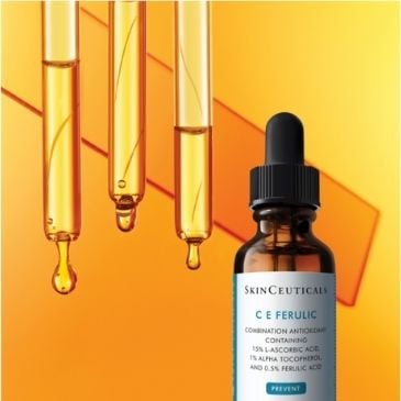 Bottle of SkinCeuticals CE Ferulic serum with Vitamin C