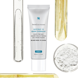 SkinCeuticals Glycolic 10 Renew Overnight, a nighttime face cream that helps with aging