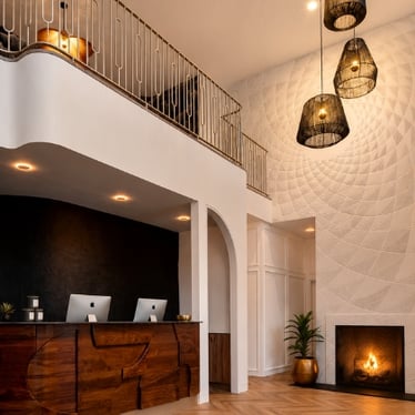 Inside the lobby of Viva Day Spa + Round Rock