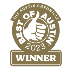 Best of Austin Austin Chronicle 2023 Award Winners Badge for Best massage in Austin