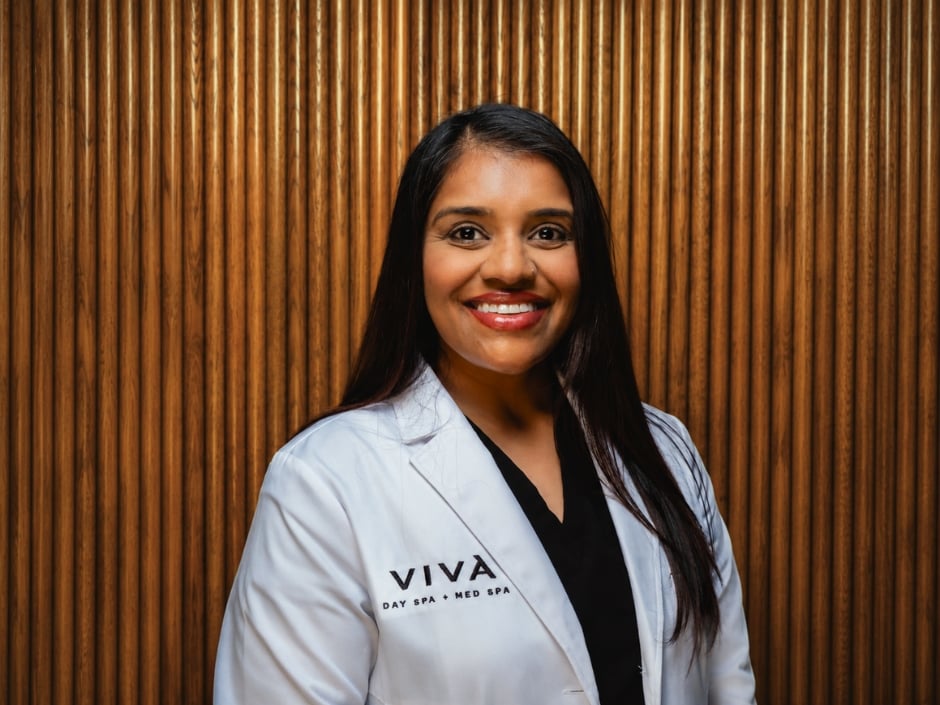 Portrait of Punam Bhakta, APRN, FNP-C, Aesthetic Nurse Practitioner and Injection Specialist at Viva Day Spa + Med Spa in Round Rock, TX